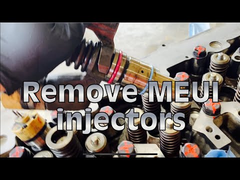 How to remove injectors on a C10,C11,C12,C13 & C15 engine