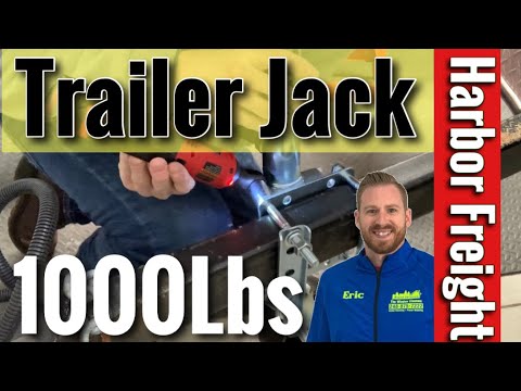Harbor freight trailer jack Haul Master 1000lb Swing Back Trailer Jack Review