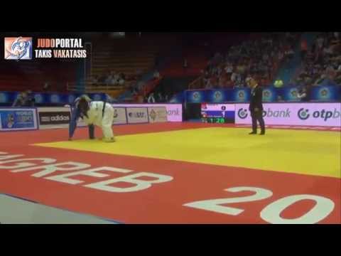 Judo Grand Prix Zagreb 2014 Bronze -48kg SAHIN Ebru (TUR) - VAN SNICK Charline (BEL)