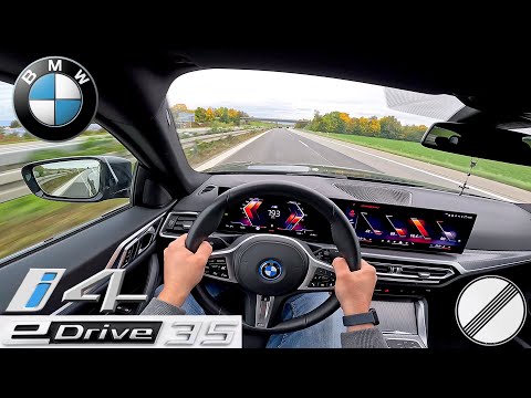 2024 BMW i4 eDrive35 | 286PS | TopSpeed & Test Drive POV