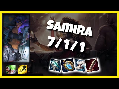 Samira vs Yasuo KOREAN Challenger BOT (7/1/1) Gameplay Replay - Patch 10.23