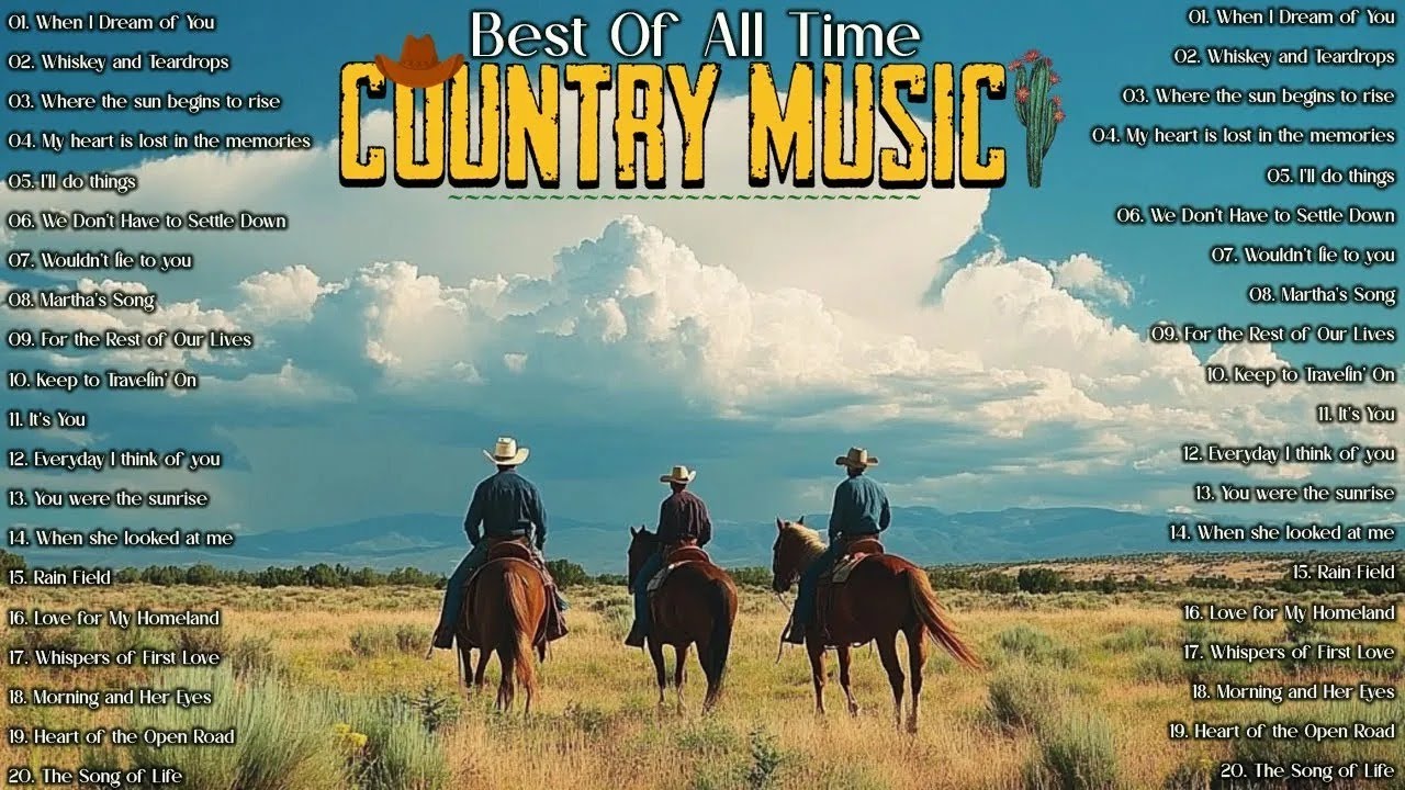 TOP 20 COUNTRY MUSIC Playlist 🎧 Top Greatest Country Songs Collection