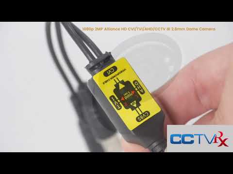 REVIEW CCTVRX   HDOD AL2IR28   1080p 2MP Alliance HD CVI TVI AHD CCTV IR 2 8mm Dome Camera
