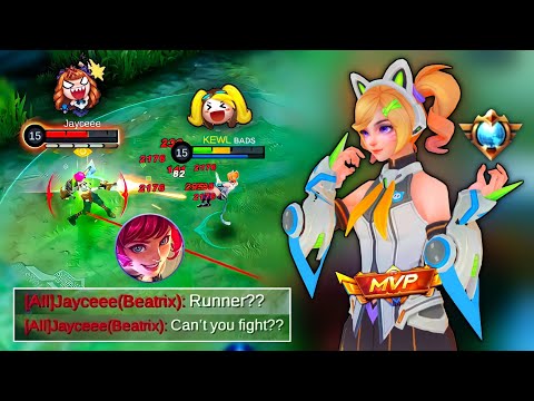 THIS IS THE REASON WHY BEATRIX USER HATE MY WANWAN | BEST BUILD 2021 | MLBB