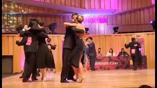 Hoi Shan Leung y Victor Cho at the Mundial de Tango 2023 preliminary song 2