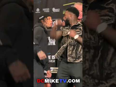 Gervonta Davis makes Frank Martin FLINCH & PUNKS him at Heated Face-off