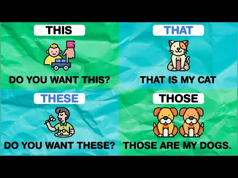 Cómo Usar This That Those These en Inglés - Curso de inglés