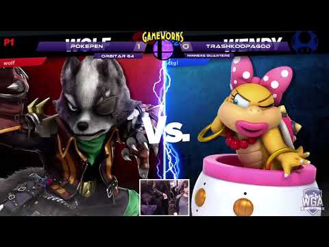 Pokepen (Wolf) vs TrashKoopaGod (Wendy) - Orbitar 64 - Winners Quarters