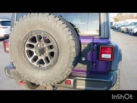 2023 Jeep Wrangler Rubicon 4 Door 4x4 in Purple for sale at Finch Chrysler Dodge Jeep Ram Ltd in London, ON