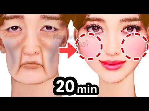 20mins🔥 Get Chubby Cheeks, Fuller Cheeks Naturally With This Exercise & Massage! Lift Sagging Cheeks