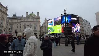 London 4K Walk tour - Central London Vibes in January 2025