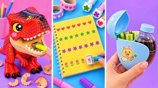Test These Genius Student Hacks & Crafts With Me To Survive School! 🏫⚡