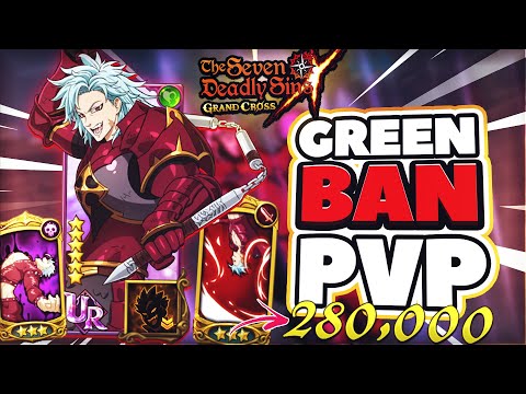 GREEN BAN IS BACK! ONE TURN NUKE 4V4 PVP! | Seven Deadly Sins: Grand Cross