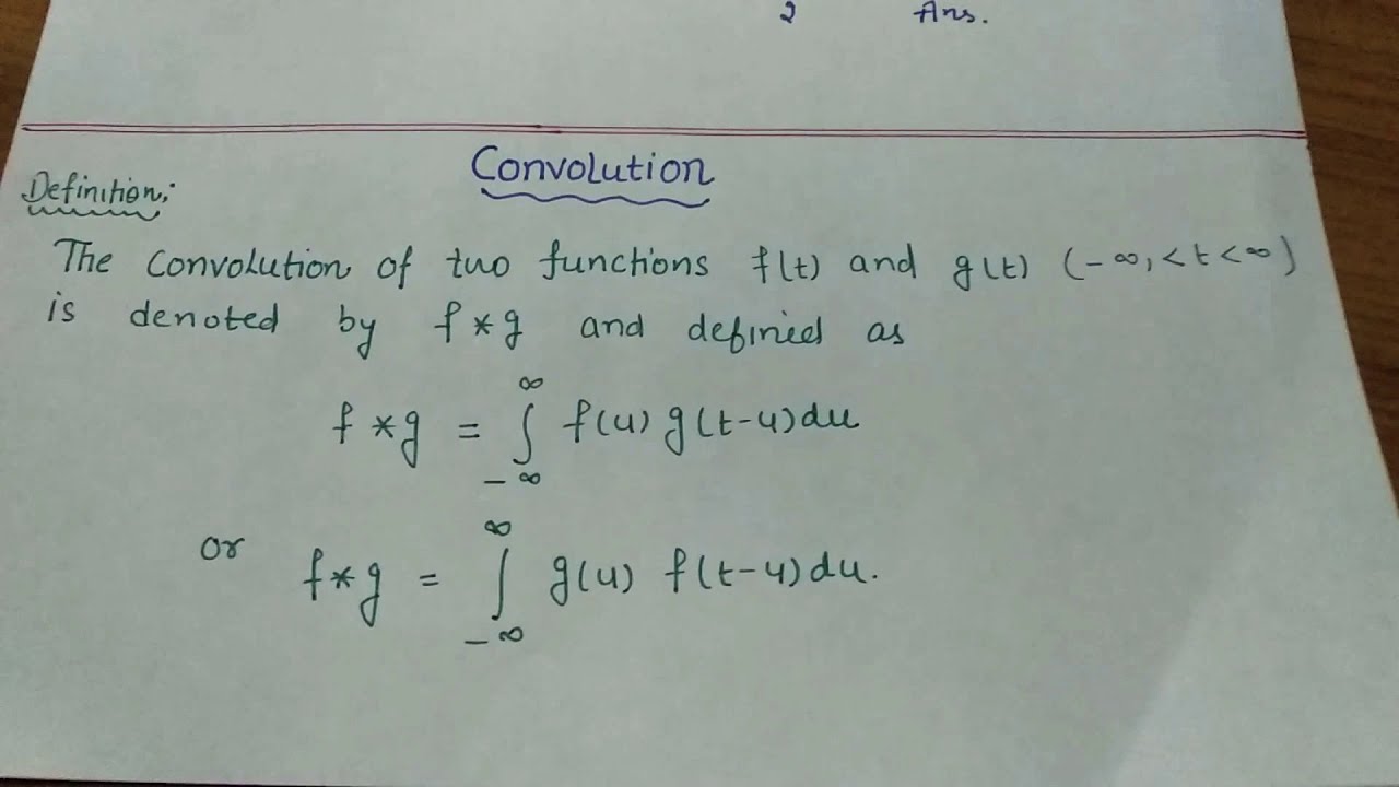 Convolution Theorem(Fourier transform)