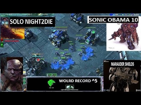StarCraft II - Left 2 Die Arcade SOLO - Night 2 Die(Endless Mode) - *NEW^5* WORLD RECORD - WAVE 24