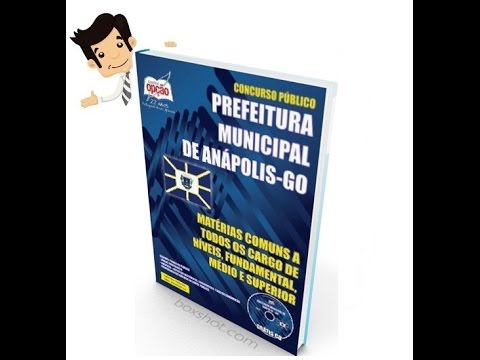 Apostilas Concurso Anápolis 2016 - Todos os Cargos e Níveis de Escolaridade