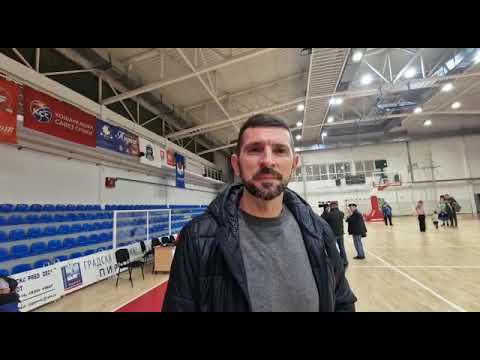 Nikola Lončar, trener KK  Radnicki 1950 Krg. 74:61, Pirot,  19.11.2022
