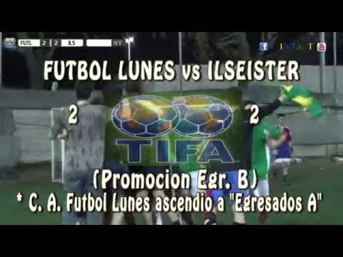 2 FUTBOL LUNES vs ILSEISTER 2 Promocion Egr  B  -  07/08/2016