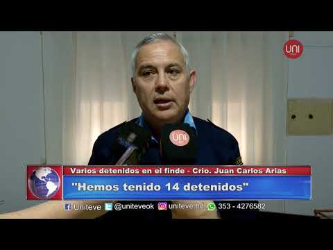 Numerosas detenciones el fin de semana