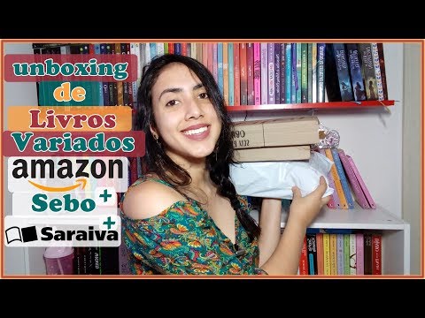UNBOXING | Livros Variados | Sebo+ Saraiva + Amazon | Leticia Ferfer | Livro Livro Meu