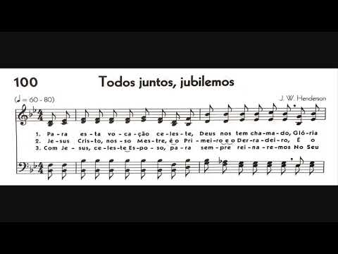 Hinário 5 CCB - Hino 100 - Todos juntos, jubilemos - Strings - Teclado Yamaha PSR S670