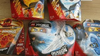 Моя коллекция ниндзяго(ninjago): кружитцу, спинжитцу, аэроджитцу или летуджицу, мастер-дракона.
