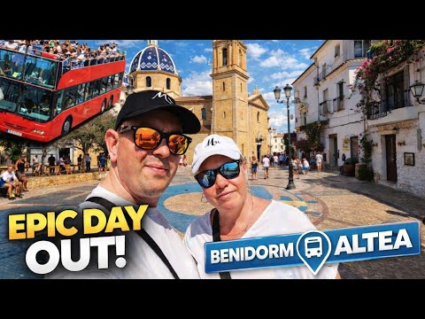 We Took An OPEN TOP BUS From Benidorm To Altea!