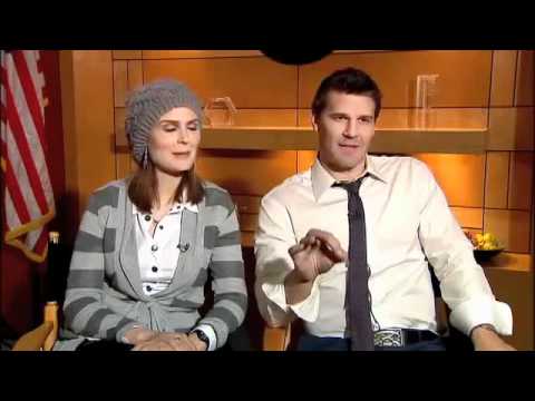 Bones - 6x16 - David Boreanaz and Emily Deschanel Interview