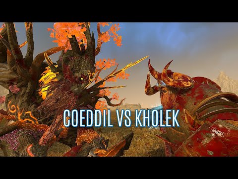 Coeddil VS Kholek. Battle Testing. Total War Warhammer 2