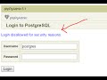 Phppgadmin Problem Login Disallowed For Security Reasons