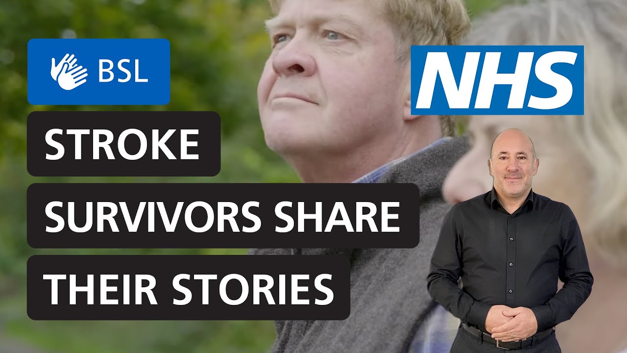 Stroke survivors share their stories | Act FAST | NHS (BSL)