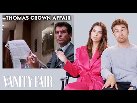 エミリー・ラタジコウスキーとテオ・ジェームズがアート・アーティストの映画をレビュー｜Vanity Fair (Emily Ratajkowski and Theo James Review Art Heist Movies | Vanity Fair)