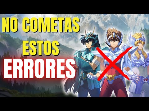 No cometas estos errores en Saint Seiya EX (te arruinan la cuenta)