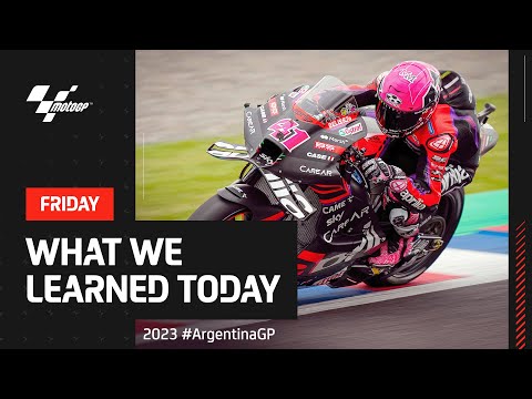 MotoGP2023 第2戦アルゼンチンGP 金曜日ハイライト動画