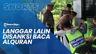 Bogor Hari Ini: Momen Unik Satlantas Polres Bogor Tindak Pelanggar Lalu Lintas dengan Baca Al Quran