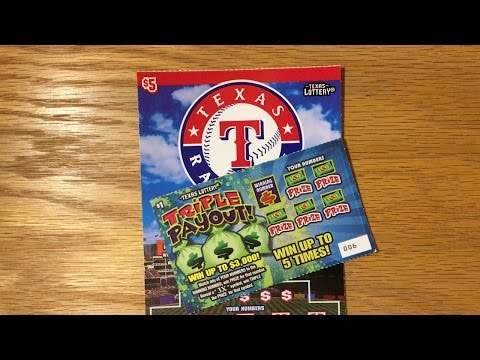 New Tickets! Triple Payout! & Texas Rangers™ - TX Lottery Scratch Offs