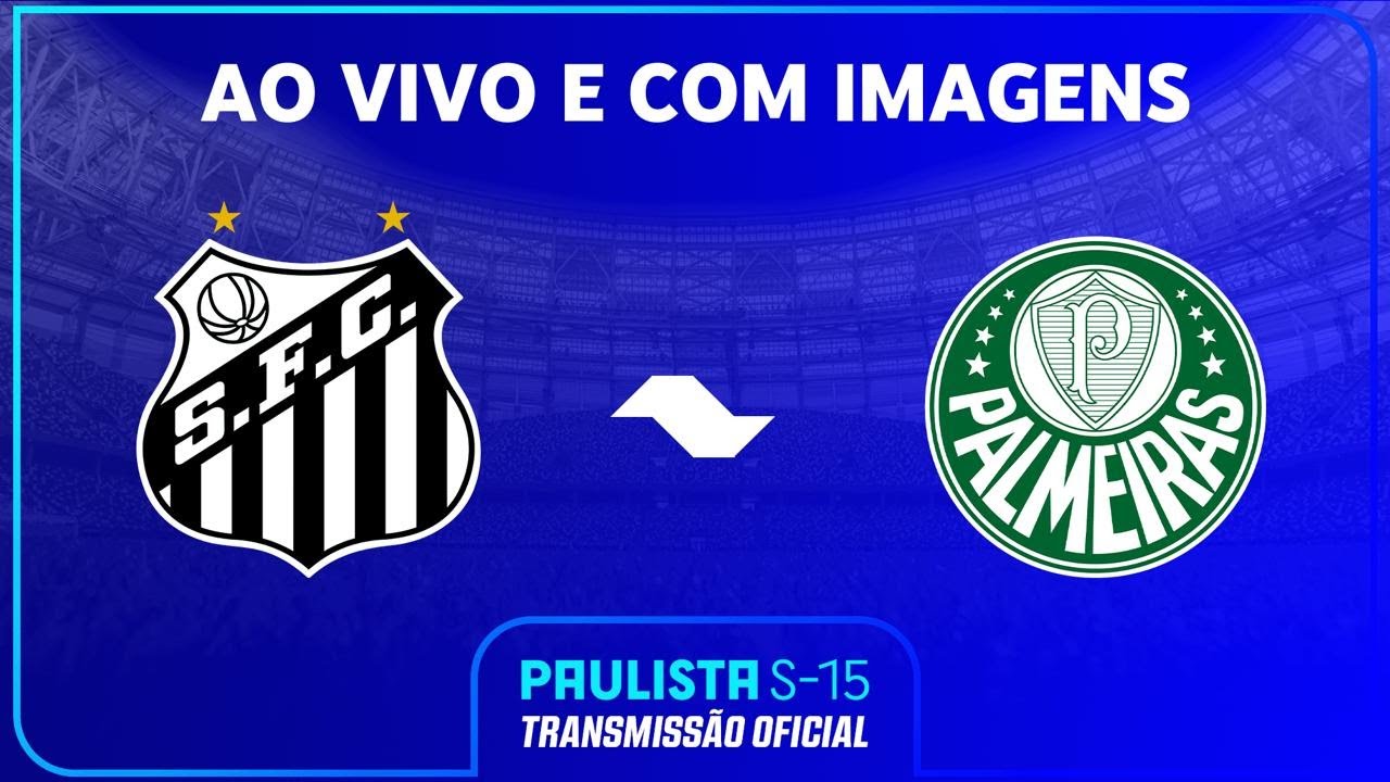 AO VIVO E COM IMAGENS: SANTOS X PALMEIRAS | FINAL IDA | PAULISTA SUB-15 2024