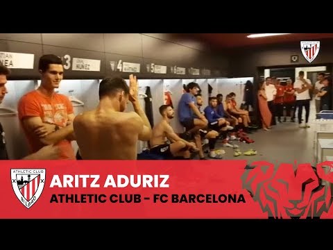 Imagen de portada del video 🎥​​ Aritz Aduriz | Recibimiento vestuario | Athletic Club – FC Barcelona