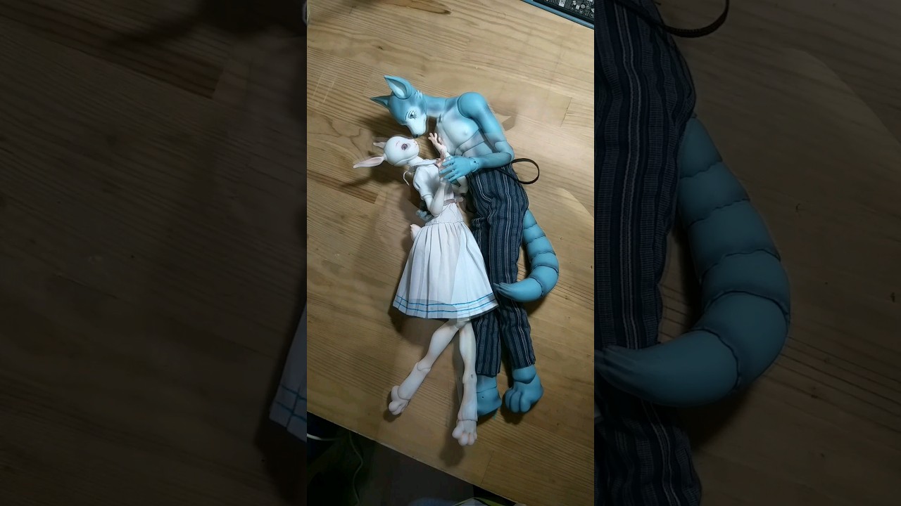 Legosi and Haru (Beastars) bjd dolls