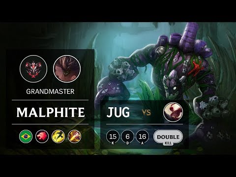 Malphite Jungle vs Lee Sin - BR Grandmaster Patch 9.18