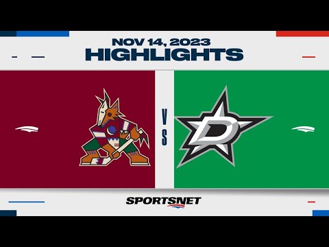 NHL Highlights | Coyotes vs. Stars - November 14, 2023
