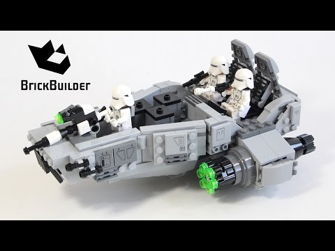 Vidéo LEGO Star Wars 75100 : Snowspeeder du Premier Ordre