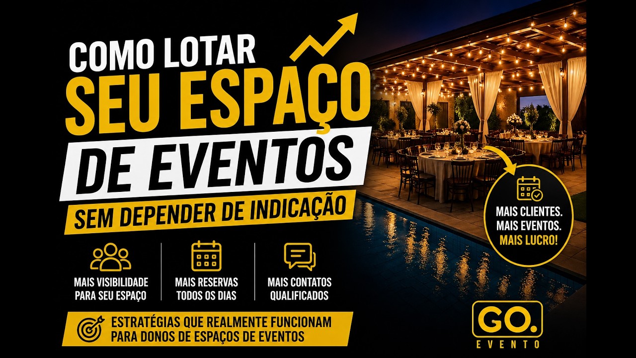 Assista: o fundador da Go Evento explica como funciona a plataforma