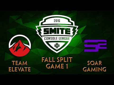 SMITE Console League NA Fall Split Week 3 - Team eLevate vs. Soar Gaming (Game 1)