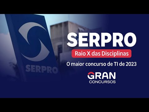 Concurso SERPRO - Raio X das Disciplinas