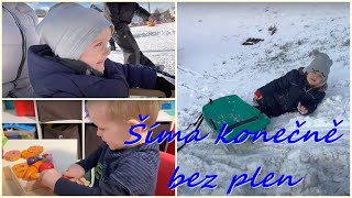 Šíma konečně bez plen  | Vlog #7 / Leden