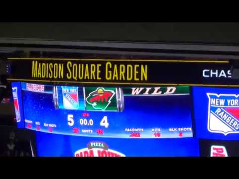 Minnesota Wild @ New York Rangers