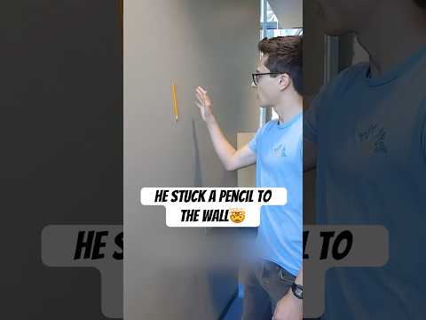Pencil on Wall Trick Explained 🤯