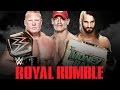 John Cena Vs Seth Rollins Vs Brock Lesnar Royal Rumble WWE 2K15 Simulation