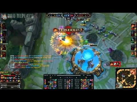 Jogadas Interessantes #75   PentaKill  Shini Gnar